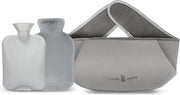 12l Thermos con copertura - crema per il calore - sollievo dal dolore collo-spalle-dorso-pancia - bambini adulti anziani donne - dolori mestruali - grigio