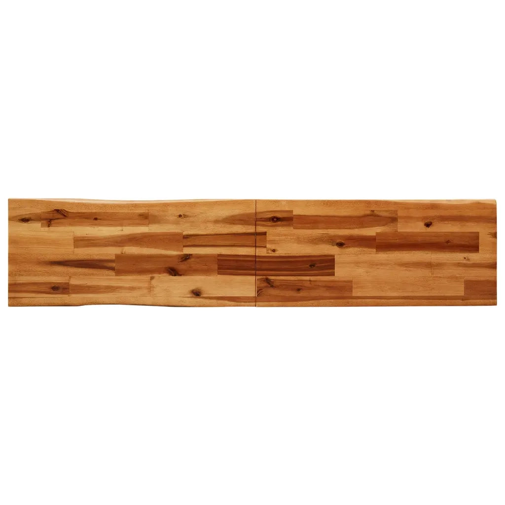 Set da Pranzo 3 pz con Bordi Vivi in Legno Massello di Acacia 3157526