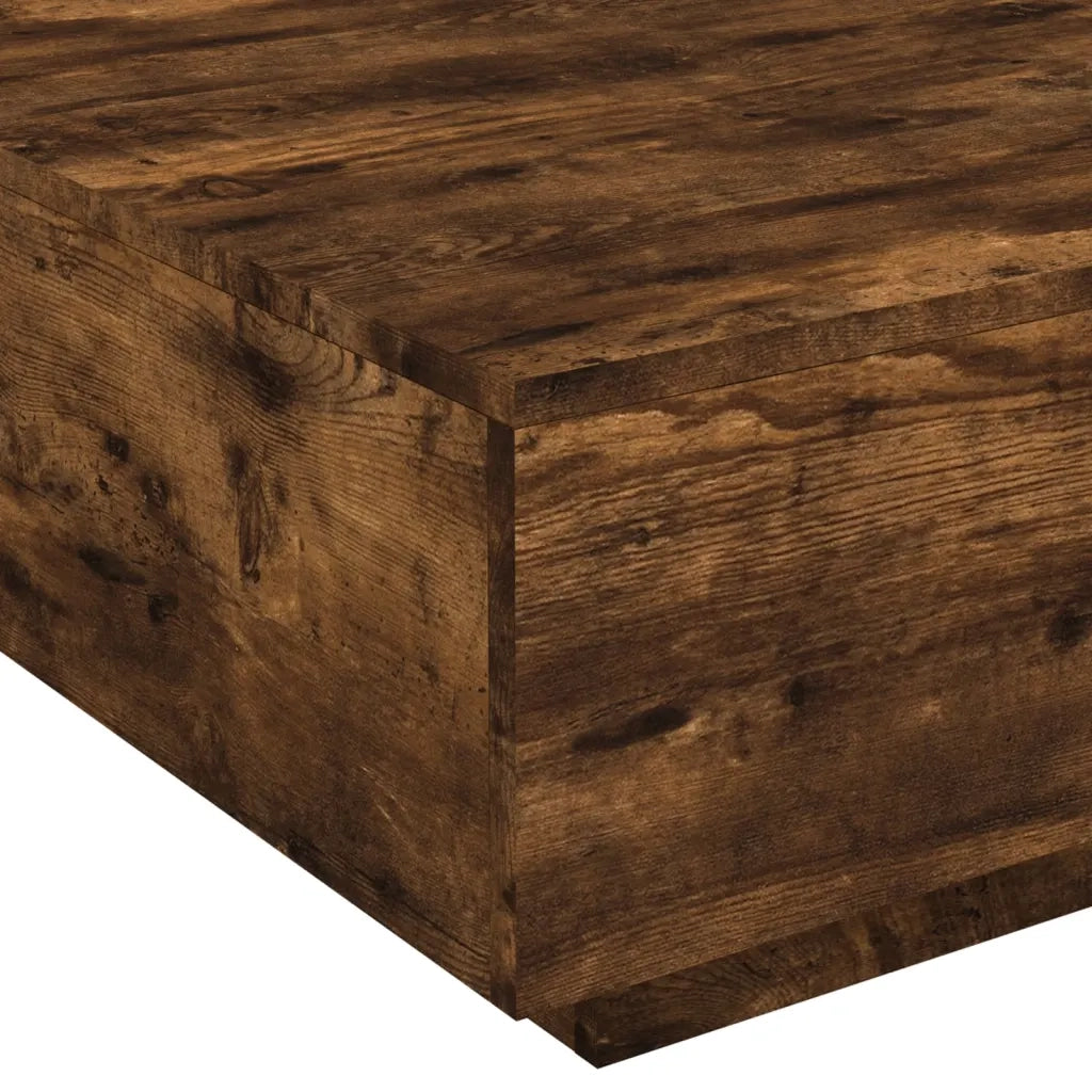 Tavolino da salotto | Tavolino da caff¨¨ | Tavolino da Soggiorno Rovere Fumo 80x80x31 cm Legno Multistrato