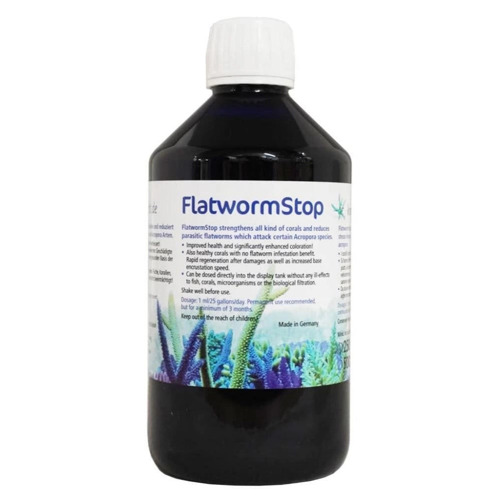 Korallen-Zucht FlatwormStop - protegge i coralli dalle turbellarie che si cibano del tessuto delle acropore Formato: 250 ml