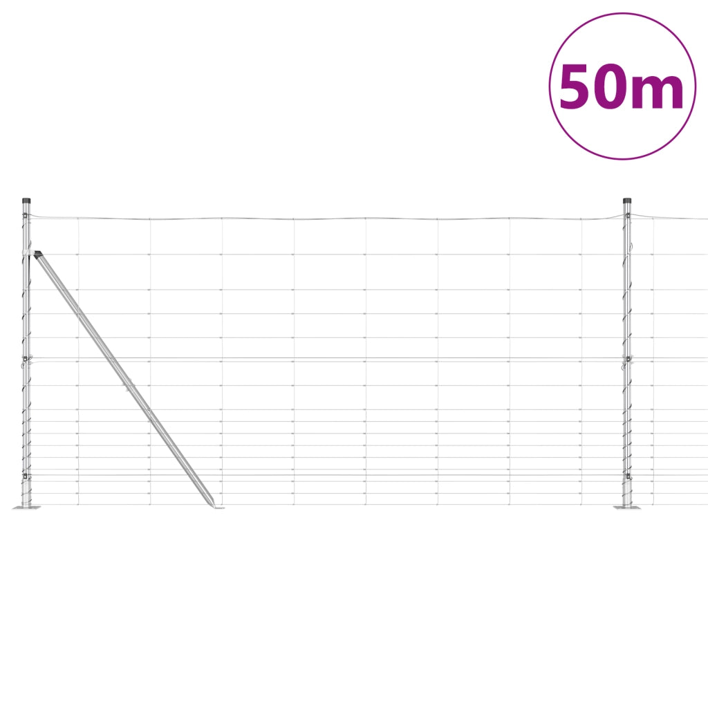 Recinzione  1,2x50 m in Acciaio Zincato
