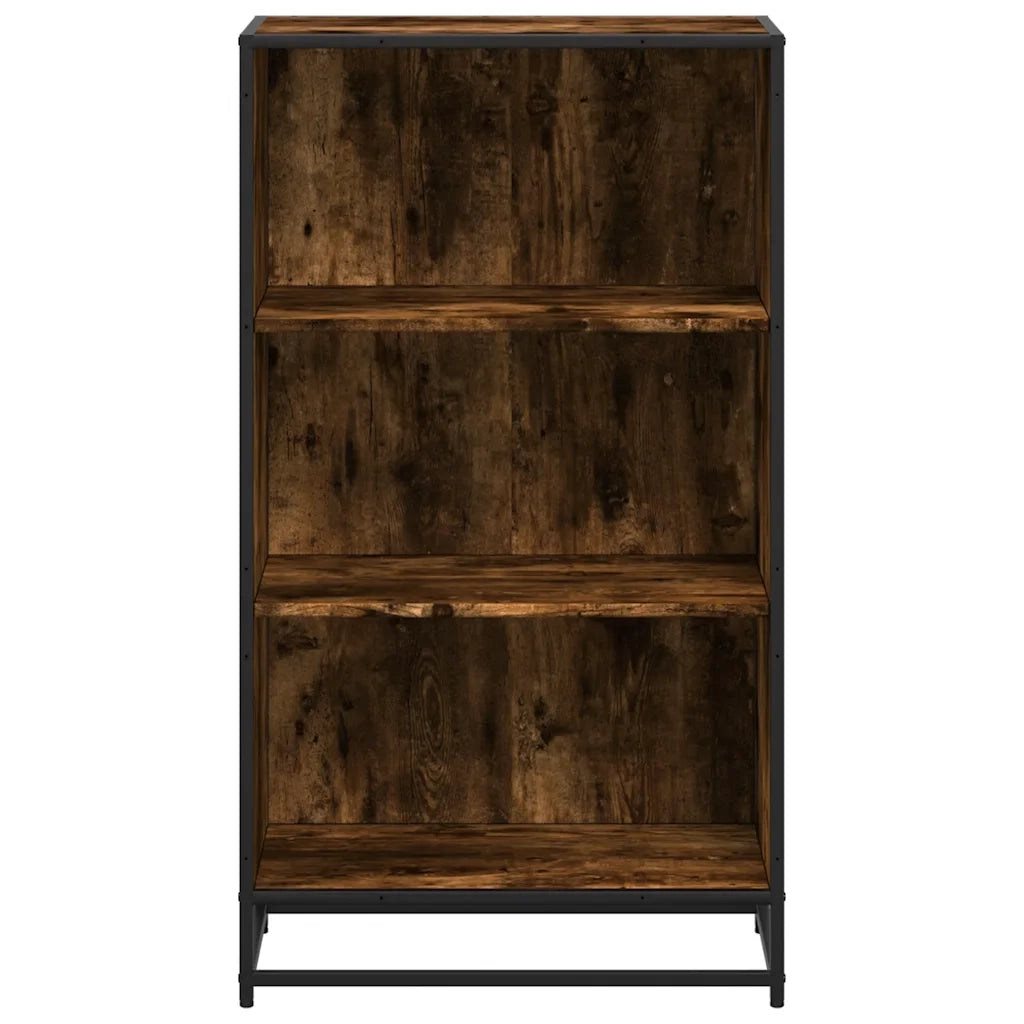 Libreria Rovere Fumo 60x35x107,5 cm in Legno Multistrato