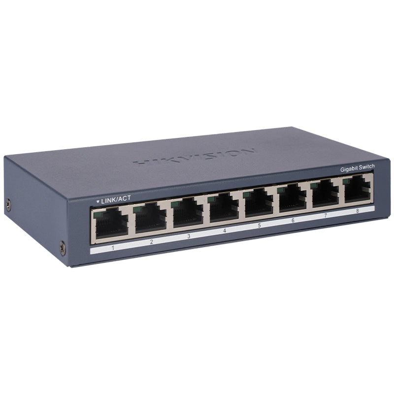 HIKVISION DS-3E0508-O - DESKTOP SWITCH 8 PT 10/100/1000M RJ45 CASE METALLO