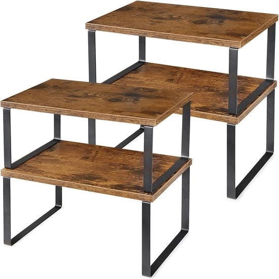 Pannelli di archiviazione in legno per cucina e armadi - Set da 4 - Espandibile
