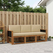 Set di divani da esterno 3 pz Naturale 3384944