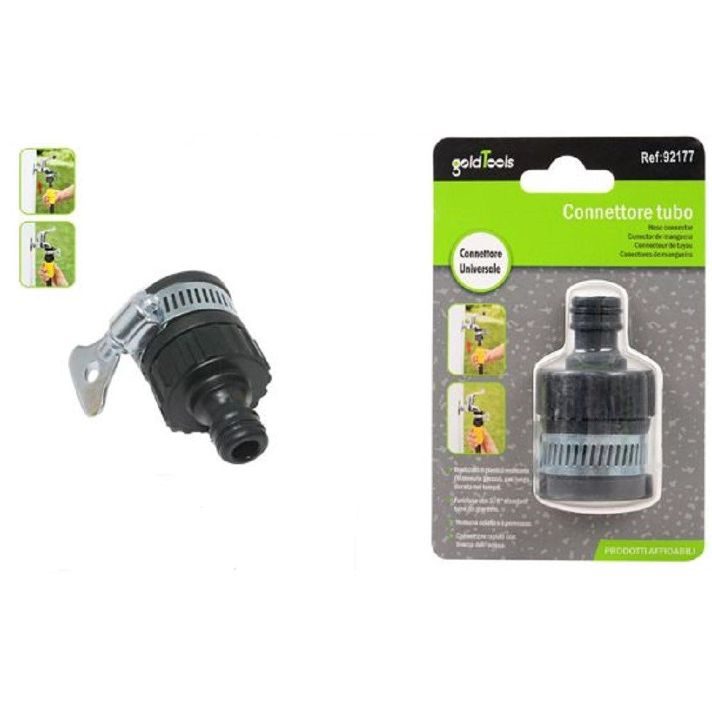 Trade Shop - Adattatore Per Rubinetto Senza Filettatura Con Morsetto Innesto Rapido 92177 -