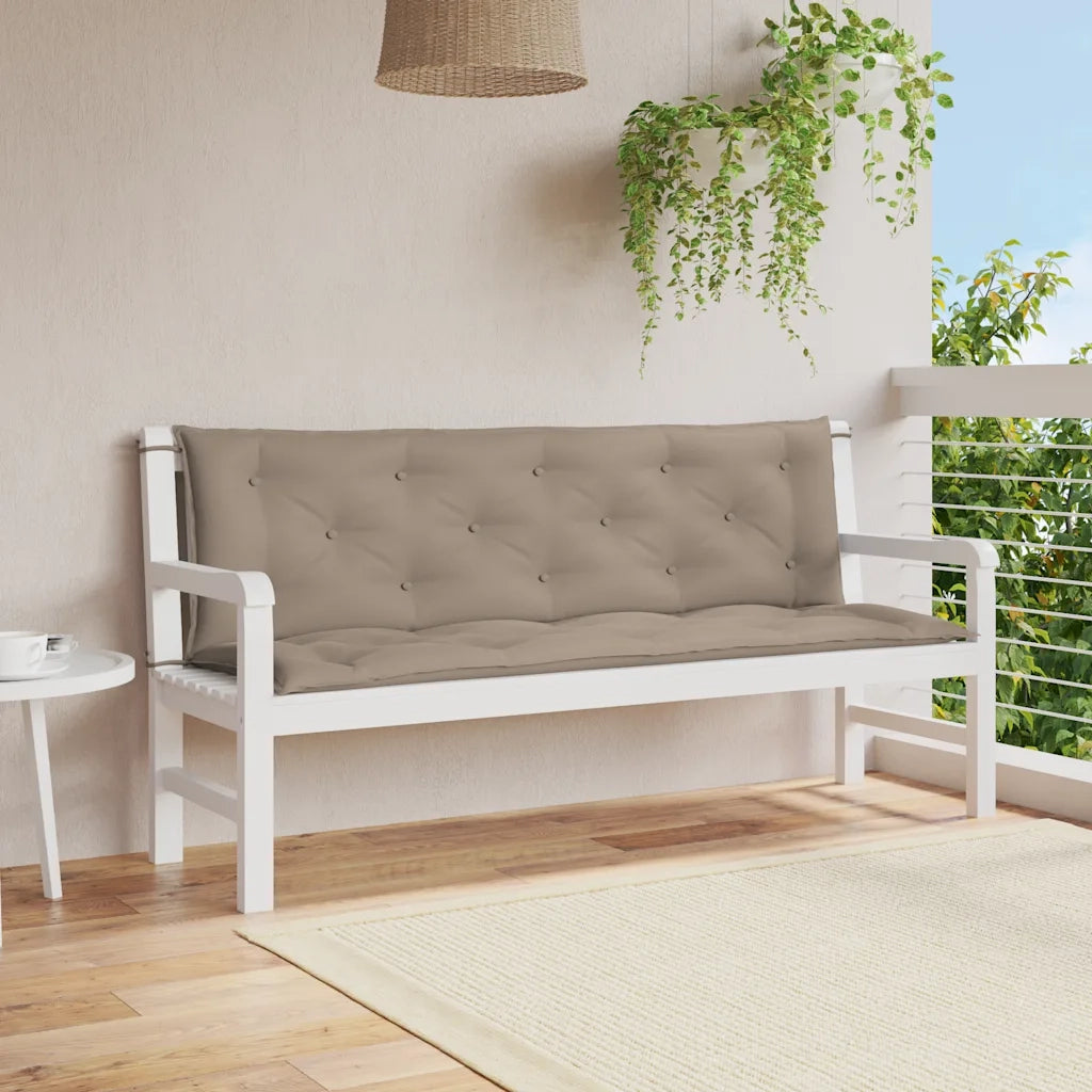 Cuscino per Panca Beige 150x(50+50)x7cm in Tessuto Oxford 315024