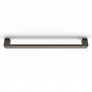 Porta Asciugamani Asta Supporto Da Muro 60 cm Asciugamani Grigio Fumé 87944