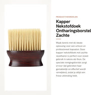 Spazzola per la cura del capello - Setole morbide a setole di vetro - Spazzola per capelli danneggiati - Spazzola per pulizia - Capelli a casa - Capsula speciale - Setole di capelli.