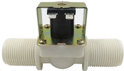 Vitello di accoppiamento G1 pollice - Tensione DC12V - Chiusura normale - Flusso di ingresso d'acqua - Alta qualità di plastica - Lunga durata - Valvola a vite