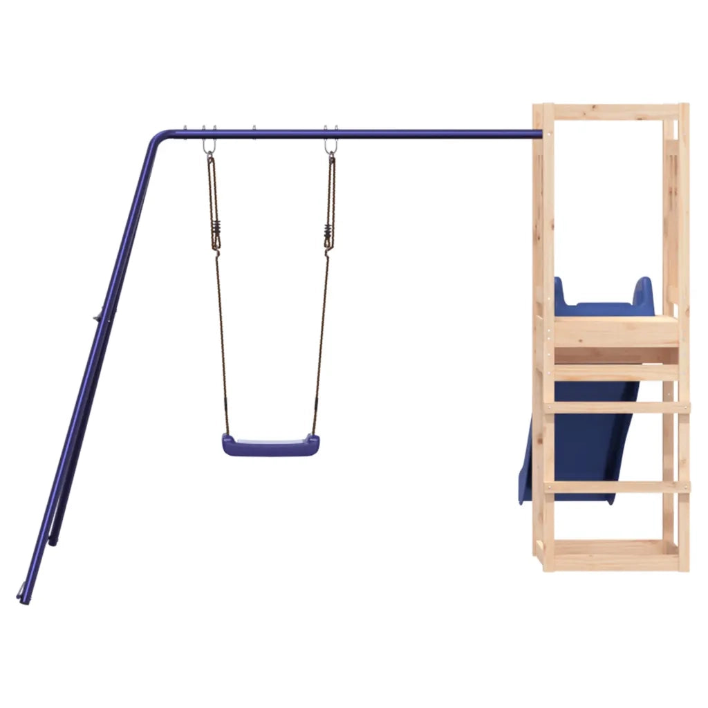 Set da Gioco da Esterno in Legno Massello di Pino 3155954