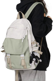 Borsa da Spalla Casual per Ragazzi e Ragazze, Rucksack Leggero per Studenti, Grande Capacità, Impermeabile, per Viaggi all'Aperto, Sport e Scuola, Dimensioni 14 Pollici.