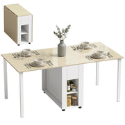 Tavolo allungabile da pranzo per 6 persone con cassetti ¨C zephmum ¨C 168 cm
