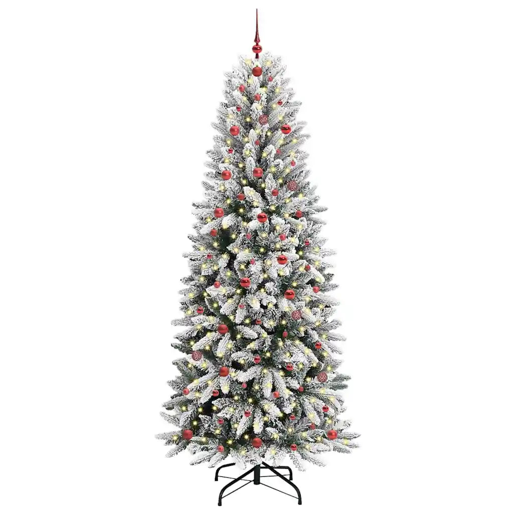 Albero di Natale artificiale con 300 LED Bianco 240 cm 3396069