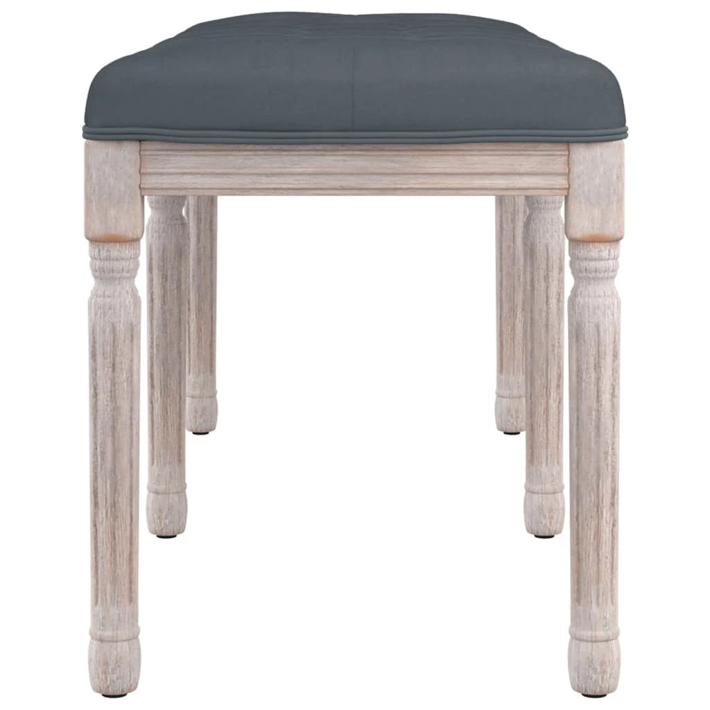 Panca 110 x 40 x 49 cm velluto grigio scuro 02_0010662