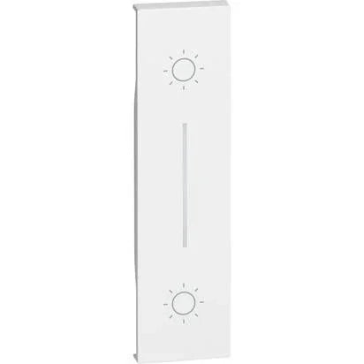 Living Now - Cover doppio pulsante 1M bianco - KW05L