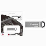 Trade Shop - Pendrive Kingston Usb 3.2 Datatraveler Kyson 64 Gb In Metallo 200 Mb/s Dtkn/64gb -