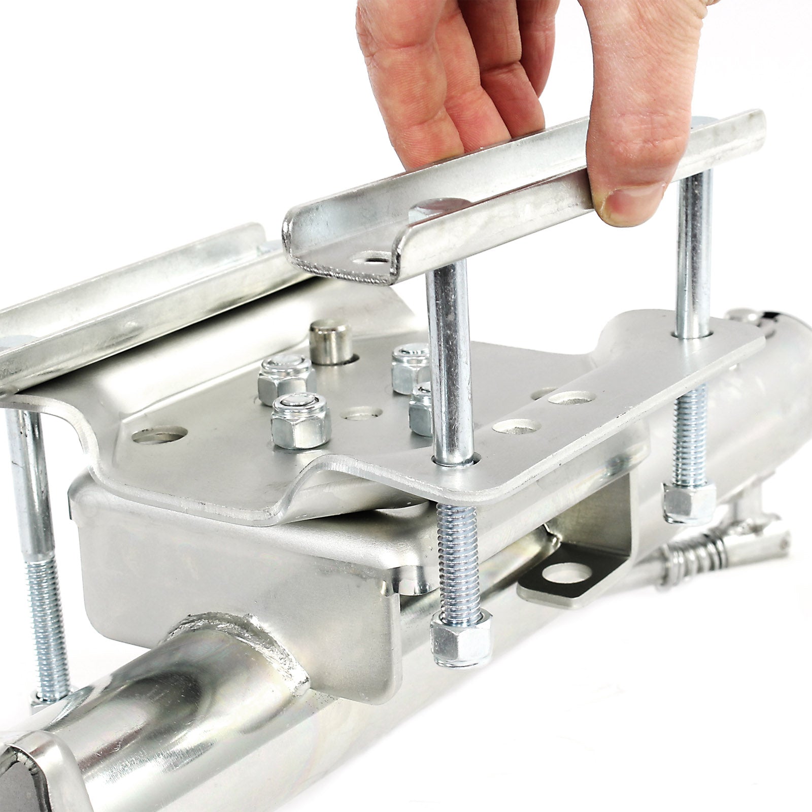 Servotimone con ruota 540 kg Ruotino per carrello appendice con staffa di montaggio