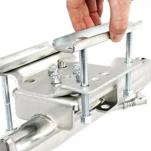 Servotimone con ruota 540 kg Ruotino per carrello appendice con staffa di montaggio