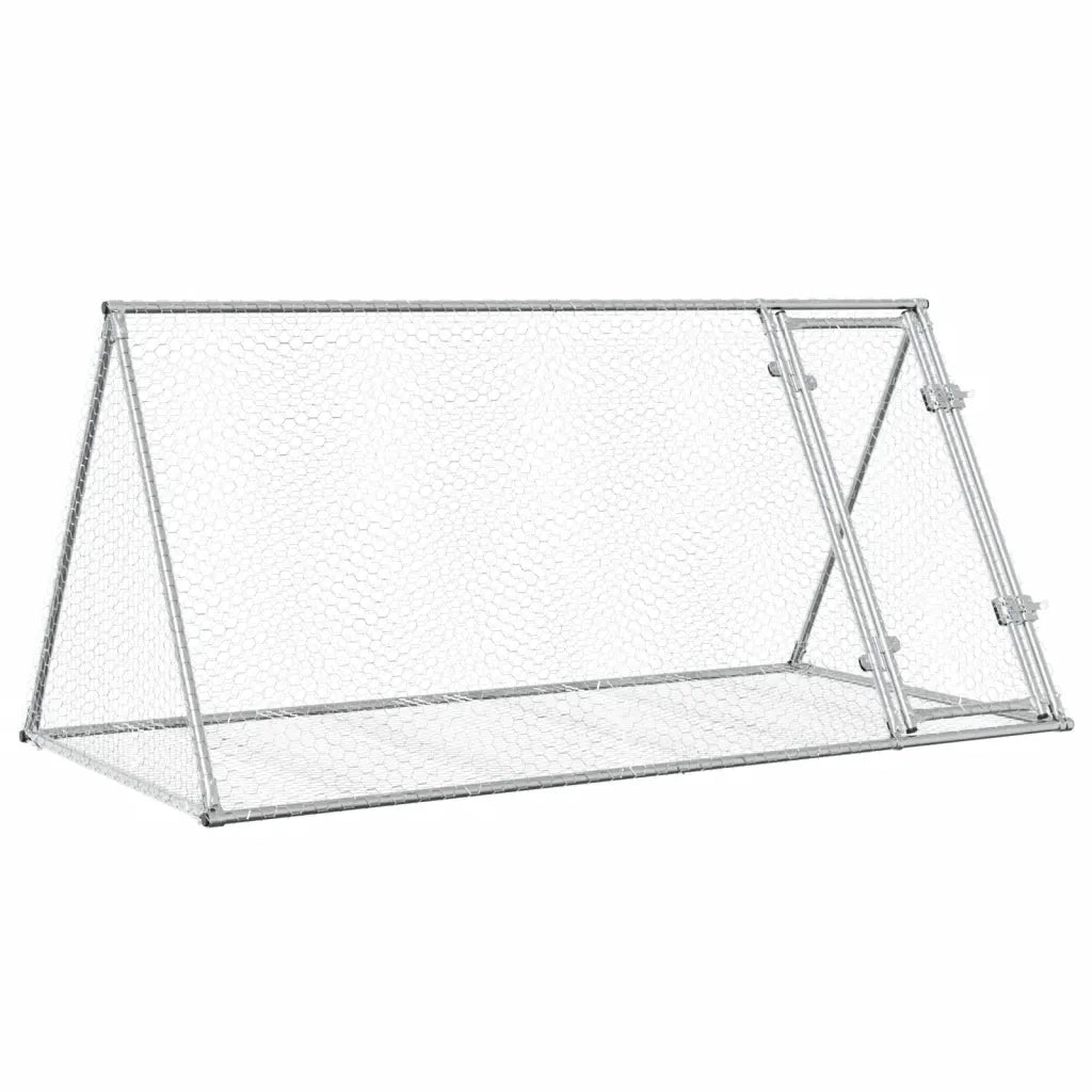 Conigliera Argento 200x105x91 cm in Acciaio Zincato 3281530