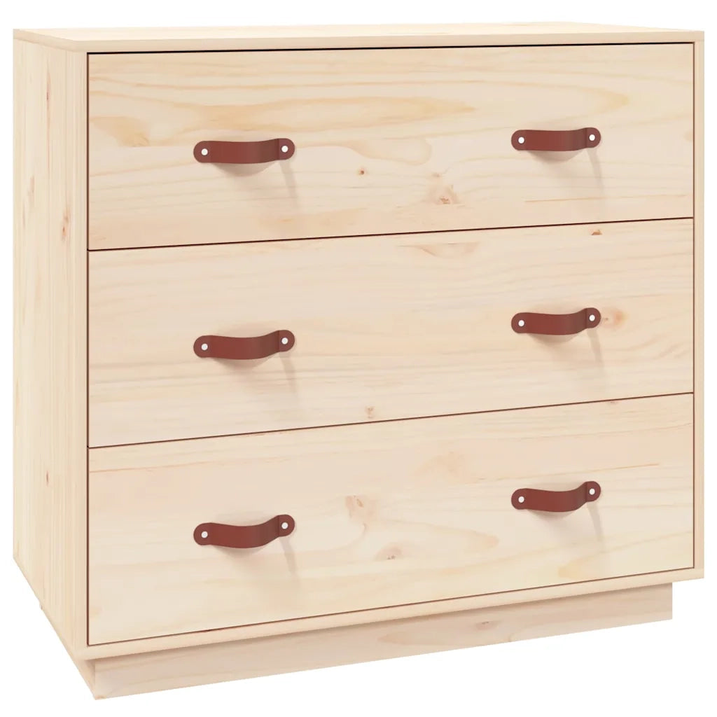 Credenza-Buffet-Armadio da cucina 80x40x75 cm in Legno Massello di Pino