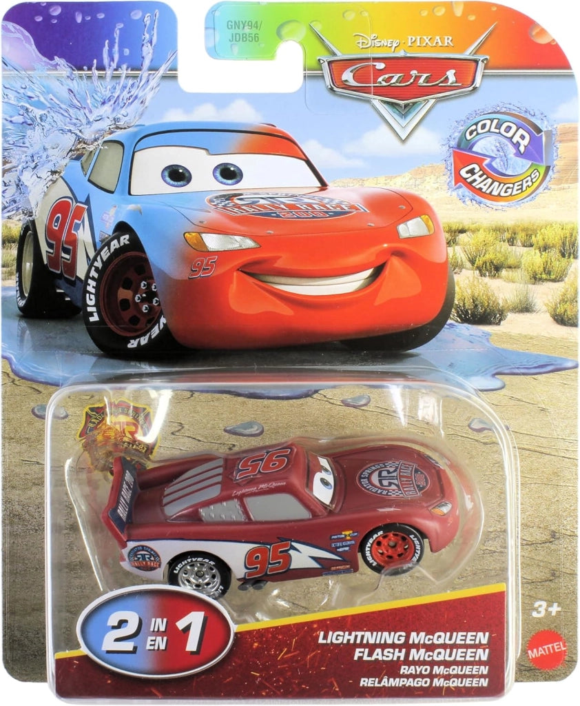 Disney Cars Color Changers Lightning McQueen,Veicolo cambia colore Eta 3+