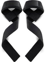 Cinture di Sollevamento per Deadlift Cinture di Potenziamento per Sollevamento Strappi per Cinture di Sollevamento - Cinture di Sollevamento per Palestra - Materiale Resistente - Nero