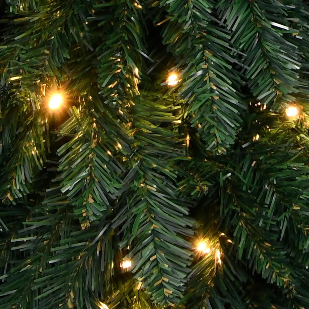 Albero di Natale | Decorazioni natalizie Artificiale Preilluminato con 60 LED 120 cm