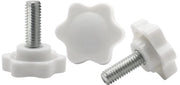 Vite a vela M8x35mm - Maniglione - Metodo di fissaggio - Materiale plastico/ferro di carbono - 10 pezzi - Da manuale - Vite a duomo