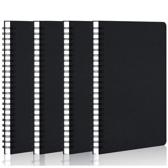 Quaderno A5 a spirale - Copertina in cartone - 120 pagine