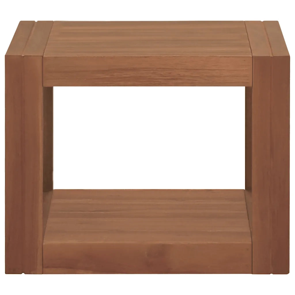 Mobile da Bagno a Parete 45x45x35 cm in Legno Massello di Teak