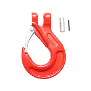 Gancio con bullone e sicurezza per catena a maglie da 10 mm, carico massimo supportato 3,15 T