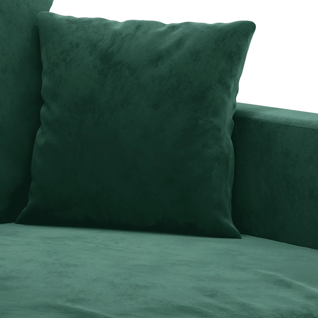 Divano Sedia-Poltrona Verde Scuro 60 cm Velluto 250628