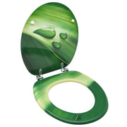 Sedile WC con coperchio MDF design gocce d'acqua 02_0002929