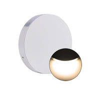 APPLIQUE LED SLIM TONDA 6W LUCE CALDA - DOPPIA EMISSIONE UP AND DOWN IDEALE PER ARREDI CONTEMPORANEI