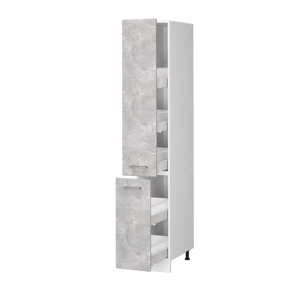 Vicco Dispensa universale Calcestruzzo 30 cm con porte