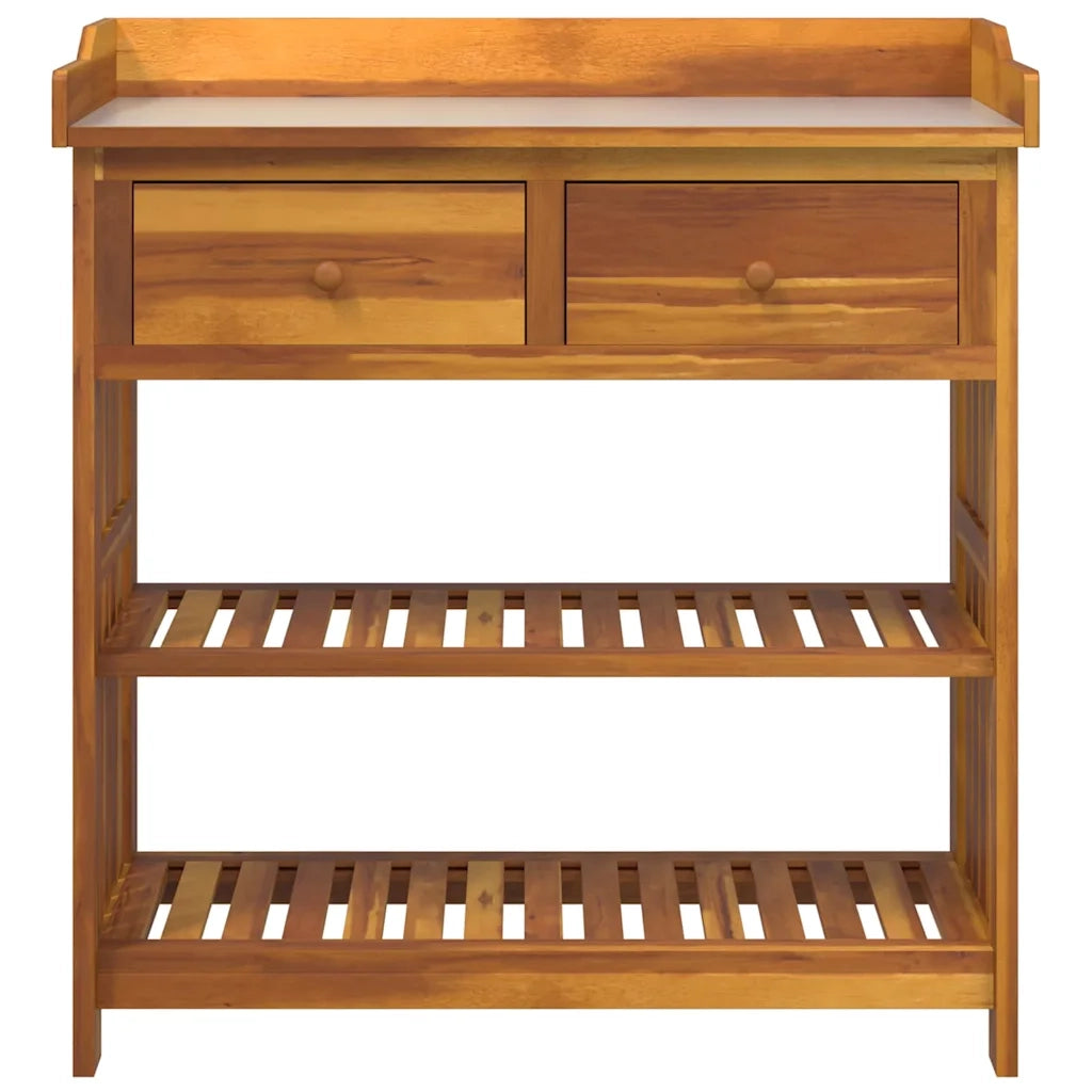 Mobiletto da Giardino con cassetto Naturale 93 x 41,5 x 98cm 42001367