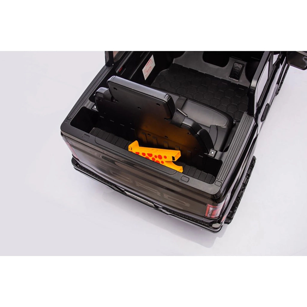 Macchina Elettrica per Bambini Ford Raptor 12V con Telecomando Bluetooth Luci LED e Tappetini Inclusi Nero