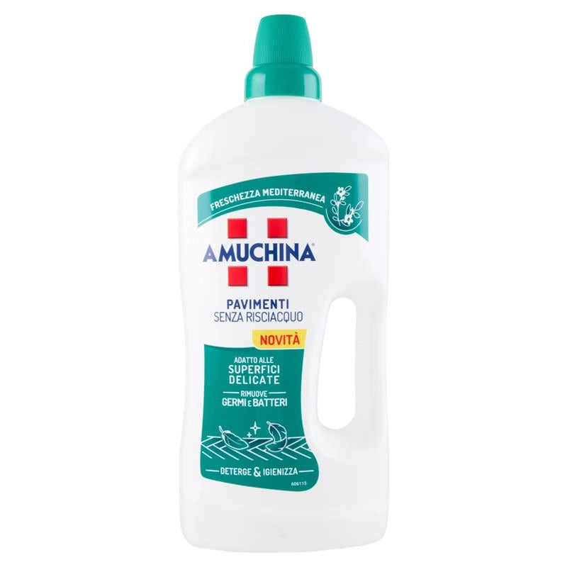 AMUCHINA LIQUIDO PAVIMENTI SENZA RISCIAQUO SUPERFICI DELICATE 1,25 LT