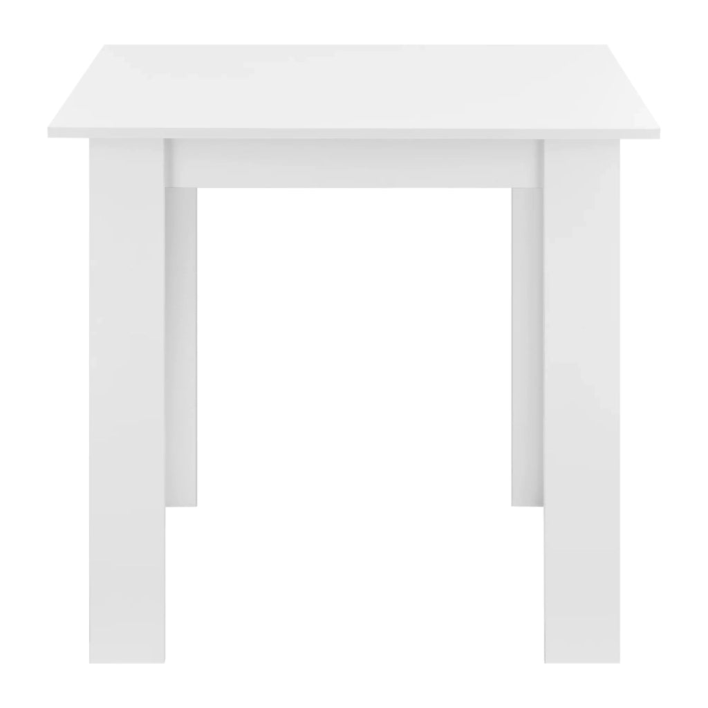 Tavolo quadrato per 4 persone sala pranzo cucina soggiorno 80 cm bianco 03_0006232