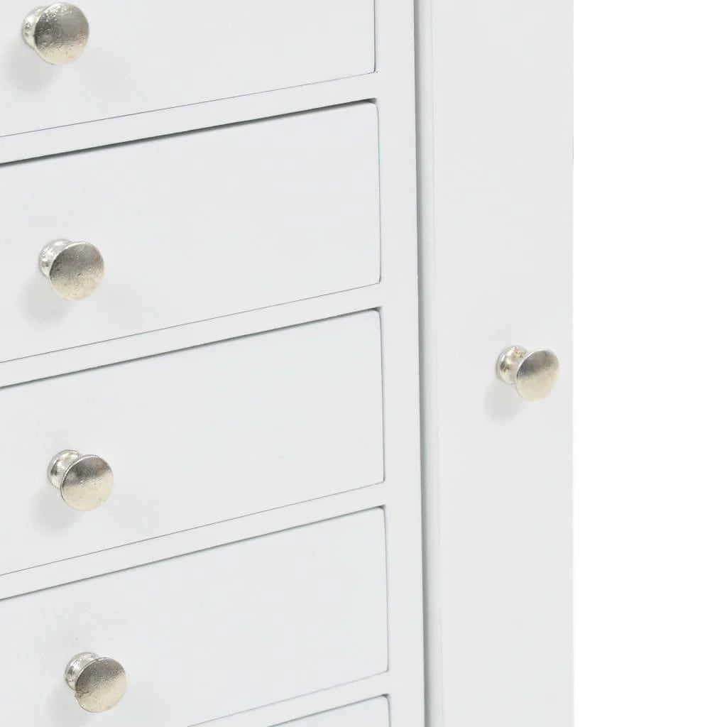 Credenza bianca buffet mobiletto consolle mobiletto portagioielli su gambe 4402050
