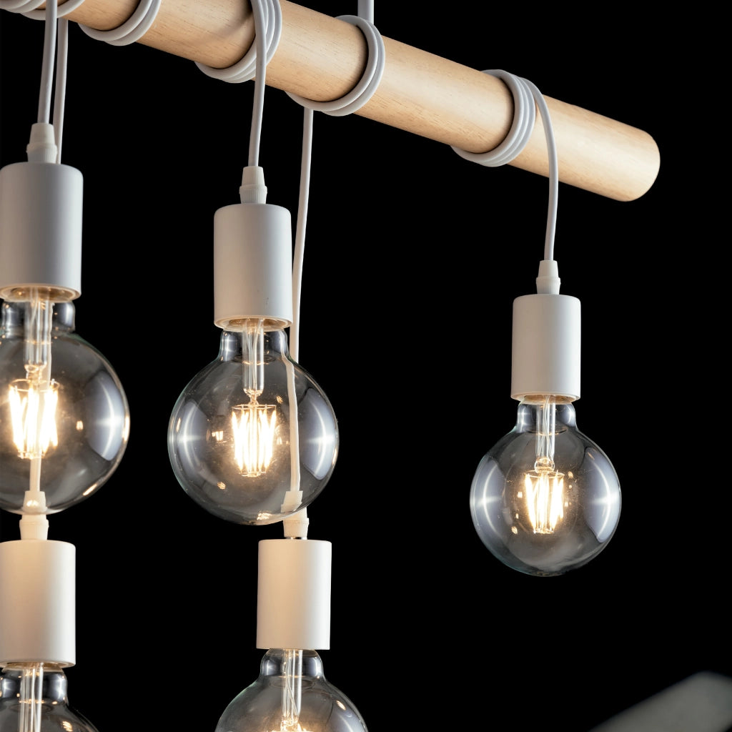 Lampadario CHLOE bianco