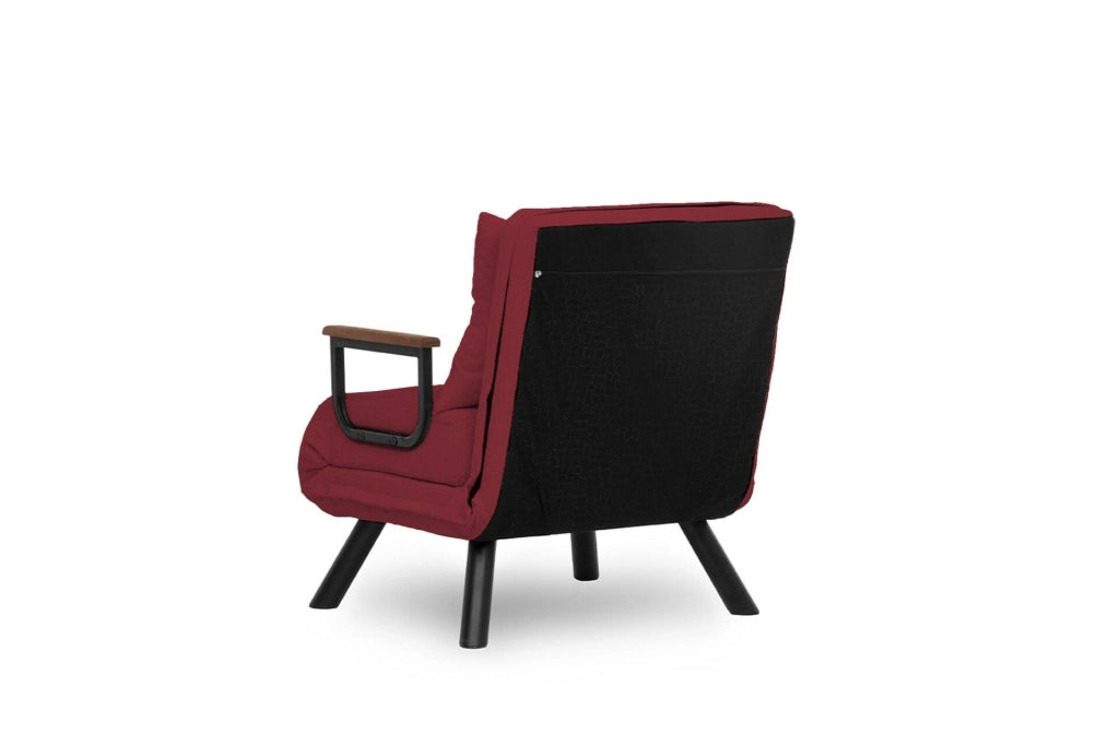 Poltroncina Keoni, Poltrona Reclinabile, 60x78x78h cm Rosso