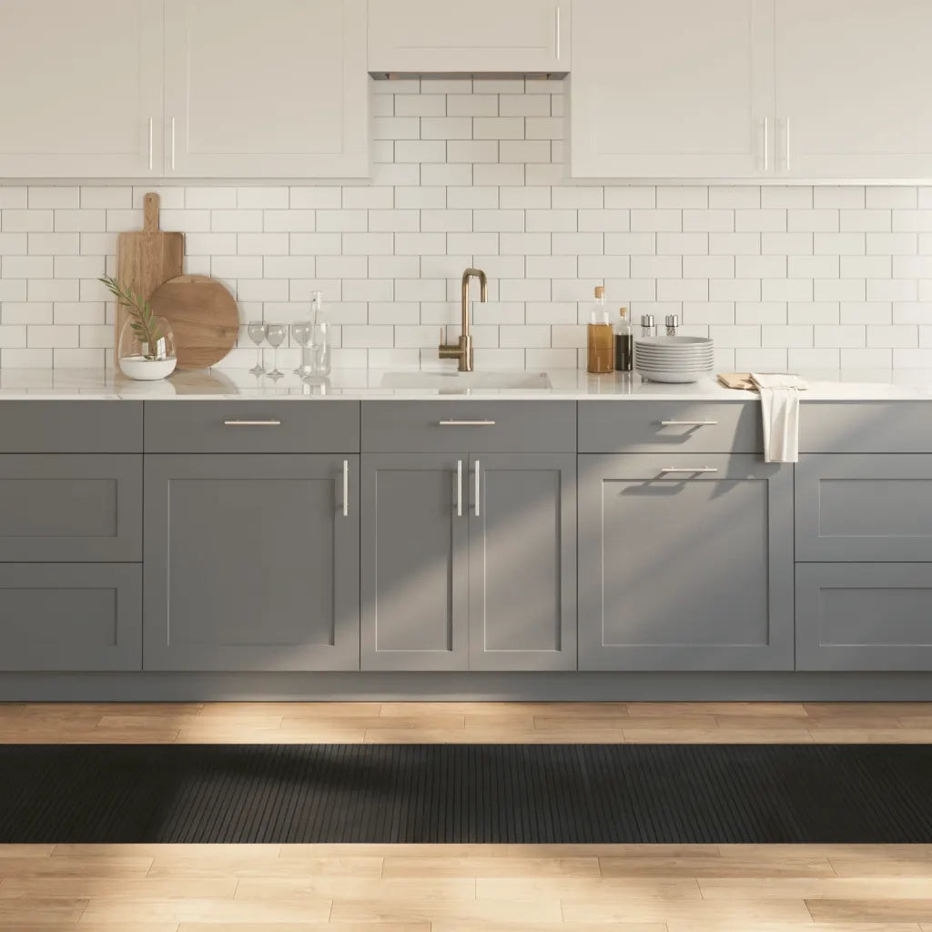 Tappeto Rettangolare Nero 60x400 cm in BambÃ¹