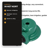 Set di Irrigazione per Giardino - Spout per Zinco - Strumento di Irrigazione - Drenaggio di Acqua per Giardino - Set a 2 pezzi - Dimensioni 10,8 x 8 x 3,5 cm - Irrigatore a Spruzzo