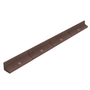 Bordura Flessibile da Giardino 22 x 1,2 m Marrone con Martello in Gomma