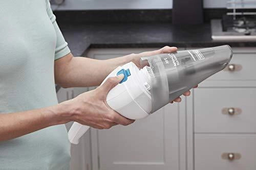 Black & Decker NVC115JL aspirapolvere senza filo Grigio, Bianco Senza sacchetto