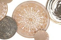 Pannello da Muro Boho 167,6x8,9x80,6 cm in Ferro