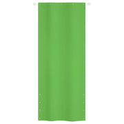 Paravento per Balcone Verde Chiaro 100x240 cm in Tessuto Oxford 148514