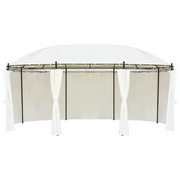 Gazebo Bianco Crema 530x350x265 cm 42138